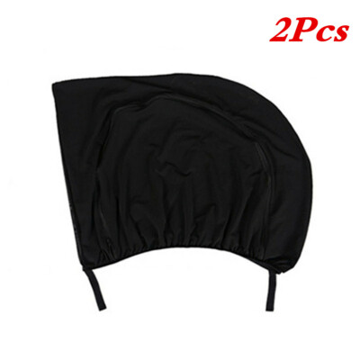 2PCS Car Rear Side Window Screen Mesh UV Shade Curtain Sun Visor Cover 110x48cm 