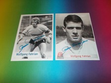2 x Wolfgang Fahrian Fortuna Düsseldorf signed autograph autograph card