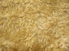 CURLY Teddy Faux Fur Fabric Material - OATMEAL