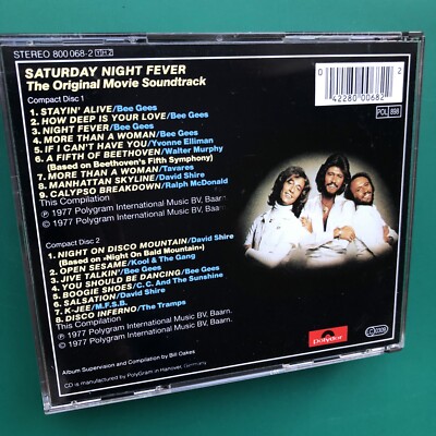 SATURDAY NIGHT FEVER Funk Disco Film Soundtrack 2xCD Bee Gees