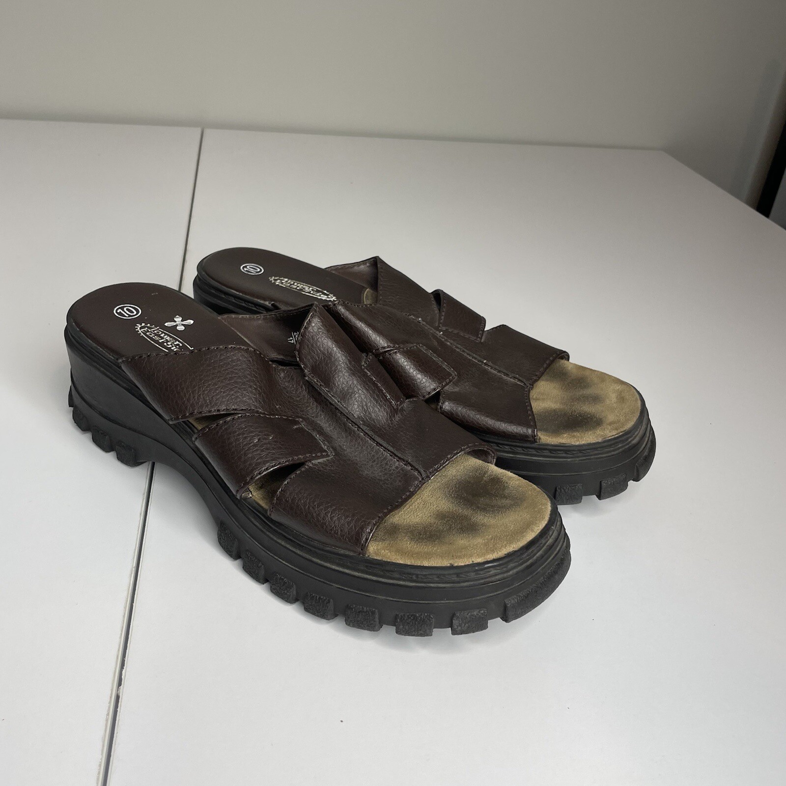 chunky platform sandals 90s