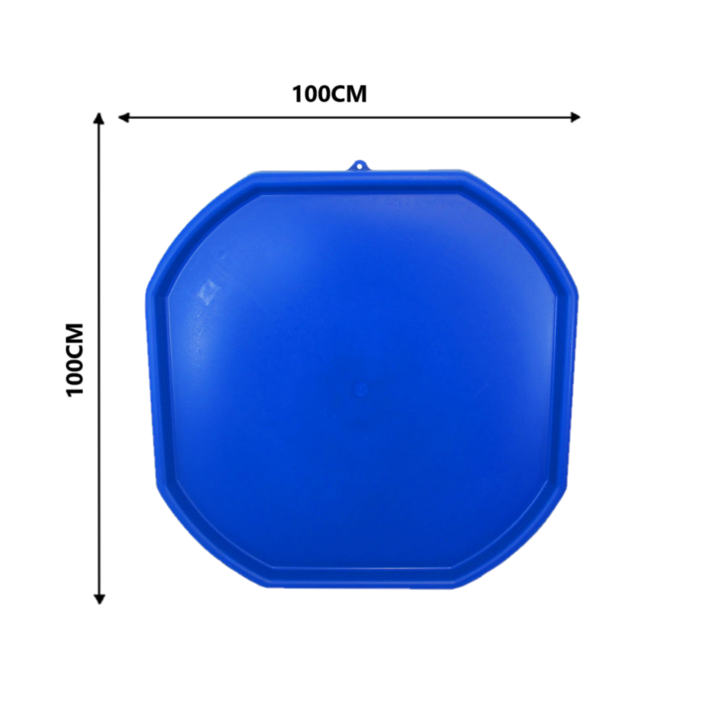 SMALL LARGE BLUE CEMENT MORTAR MIXING TRAY PLASTERING SPOT PLASTIC