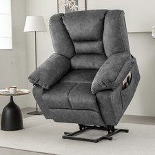 Large Power Lift Electric Recliner Chair with Massage and Heat for Elderly