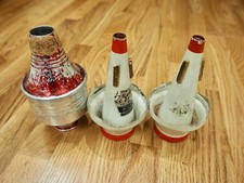 Vintage Humes Berg Trombone Trumpet WA- WAH Du ALL Horn Cup Mute Lot of 3