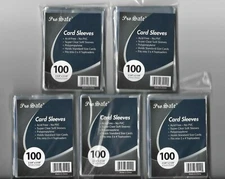 500 SOFT SLEEVES CARD HOLDERS BRAND NEW PRO SAFE TOPLOADERS FREE SHIPPING 