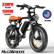 Electric Bike 1500W Electric Bicycle 15.6AH 20" Fat Tire Mountain e bike Adult