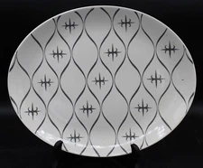 Homer Laughlin Dura Print Velvet Magic MCM 13" Plater