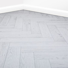 White Oak Vinyl Flooring 2m / 4m Width Cushioned Lino Roll Wood & Parquet Effect