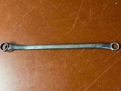 Vlchek USA 7/16'' x 3/8'' 12 Point Double Box End Offset Wrench WBH1214
