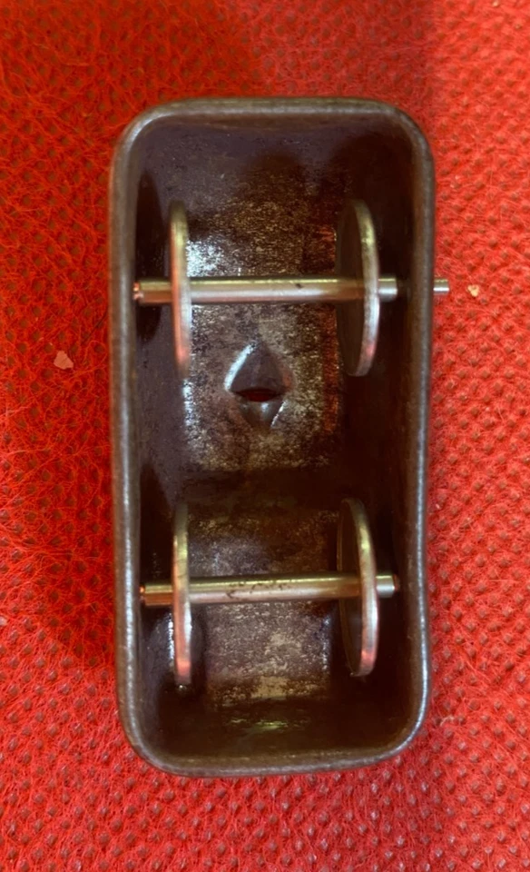 TECHNOFIX Modellino Auto in latta Giallo Made in West Germany - Immagine 3 di 3