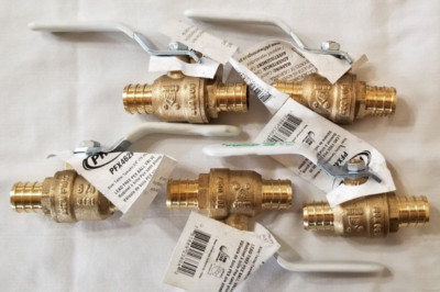 5 Pack PROFLO 3/4'' PEX Brass Ball Valve Valves PFX462F Pex Tubing Valve