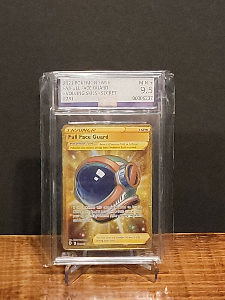 full face guard pokemon card value Amazon.com: Full Face Guard - 231/203 - Secret Rare - Sword & Shield main image 0