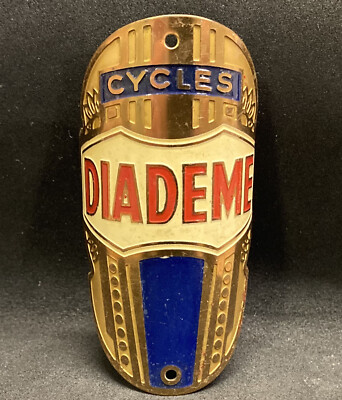 Plaque De Vélo émaillée Cycles Niagara - French Bike Badge Des Années 1960, Bon état