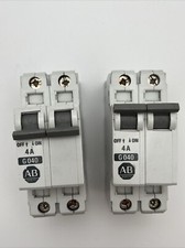 Lot Of 2- ALLEN BRADLEY 1492-CB2 G040 CIRCUIT BREAKER