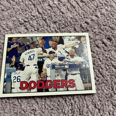 2016 Topps Heritage #368 Los Angeles Dodgers CL  Checklist
