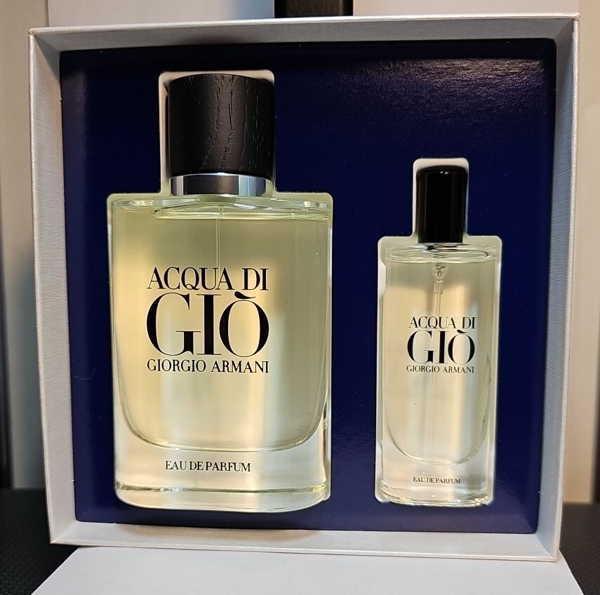 【新品未使用未開封】Giorgio Armani Acqua di Gioセット Giorgio Armani Acqua Di Gio EDP 2 Pcs Gift Set 75ml/2.5fl.oz +