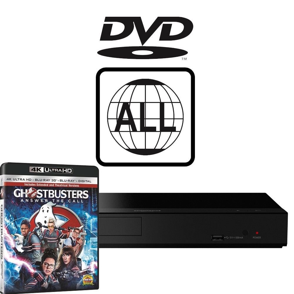 Panasonic Blu-ray Player DP-UB150 MultiRegion for DVD 4K & Ghostbusters UHD