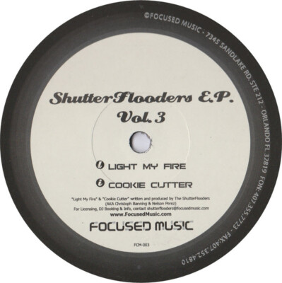 Shutterflooders - ShutterFlooders E.P. Vol. 3 - USA 12'' Vinyl - 2004 - Focuse...