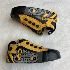 yellow infant converse