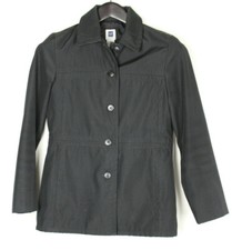 GAP Womens Parka Jacket 100% Polyester Button...
