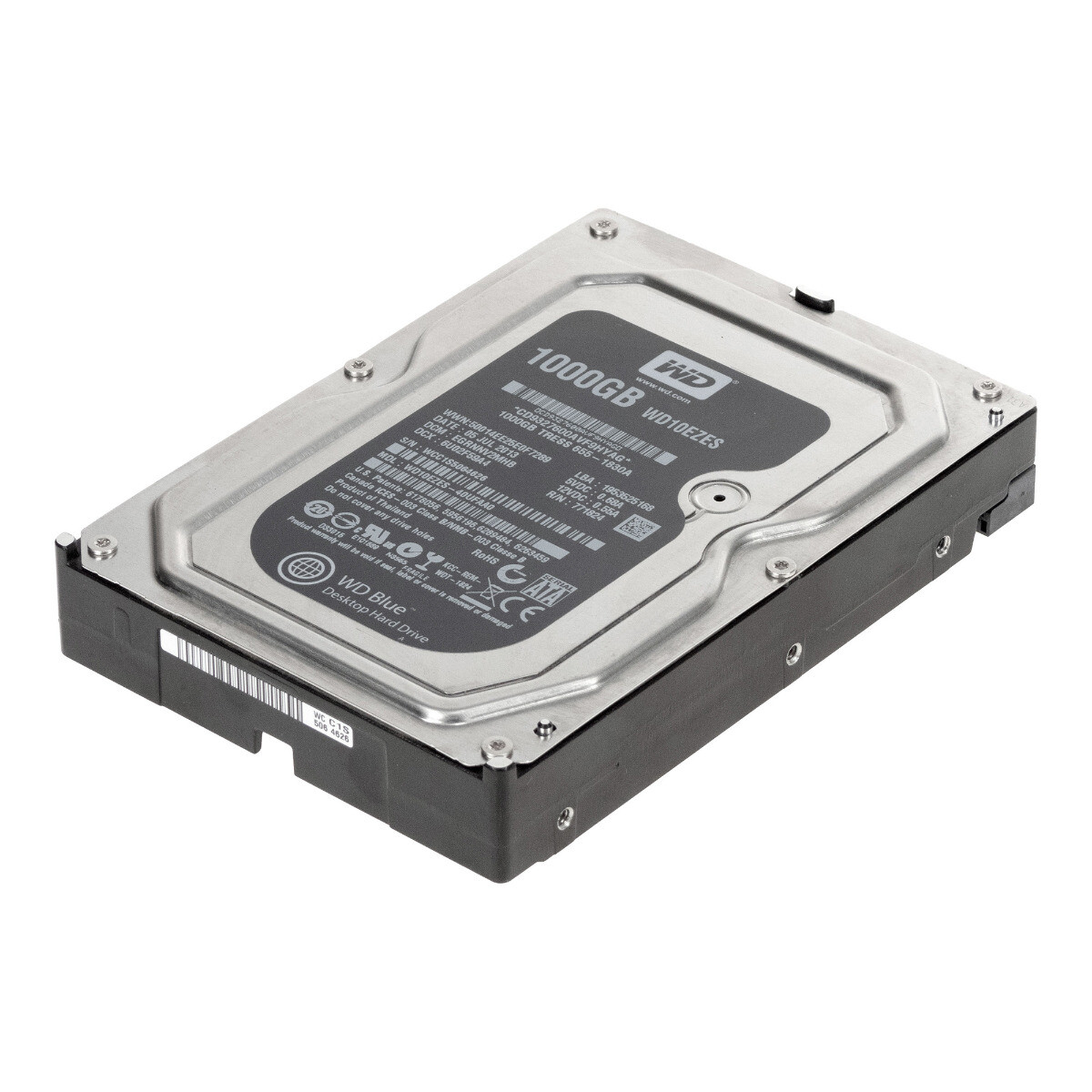 WD Blue Hard Drive WD10EZES-40UFAA0 1TB 7.2K 64MB SATA III 3.5