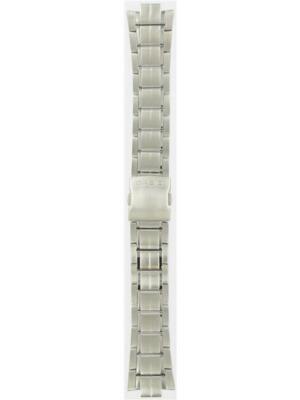 Casio Man's 23mm Silver Tone  Watch Band 10276978 