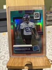 2022 Panini Donruss Rated Optic Preview Red & Green Andrew Booth Jr Rookie RC