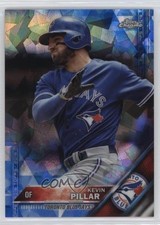 2016 Topps Box Set Chrome Sapphire Edition /250 Kevin Pillar #182 0j53