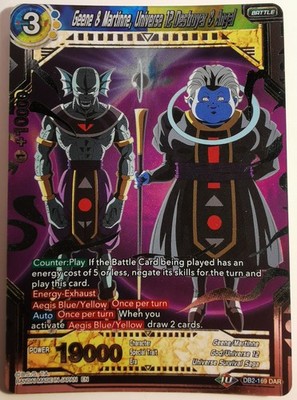 Geene & Martinne, Universum 12 Destroyer & Angel DAR Foil: Dragon Ball Super Card