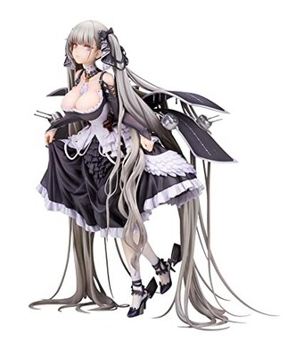 Azur Lane HMS Formidable Black Dress 1/7 240mm ABS PVC Figure Alter Anime Japan