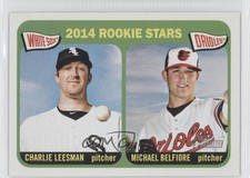2014 Topps Heritage Rookie Stars Mike Belfiore Charlie Leesman Michael #74 fm0