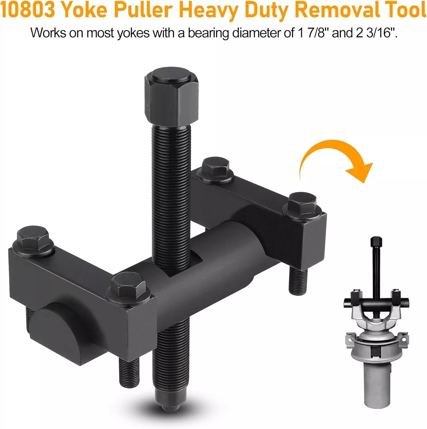For Commercial Trucks /Semi Truck Heavy Duty Yoke Puller Removal Tool Kit 10803