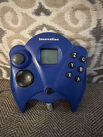Sega Dreamcast Blue Controller Innovation + Blue VMU HKT-7000 Tested Working