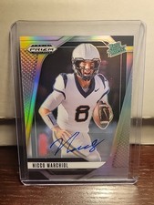 2025 Panini Prizm Draft Picks Nicco Marchiol #170 Silver Prizm Auto RC