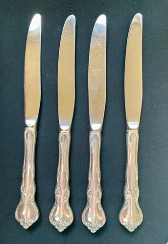 Reed & Barton Savannah STERLING Silver Knives 9" ~ Set of 4