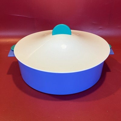 9'' Tupperware Microwave Steamer Dish Strainer Rice Vegetable Cooker