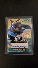 2025 Leaf Quentin Young Optichrome Baseball Aquatic 1/1 Auto Orca Gold Vinyl 