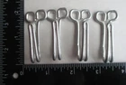 4 Original WW2 Vintage GERMAN MILITARY UNIFORM BELT HOOKS