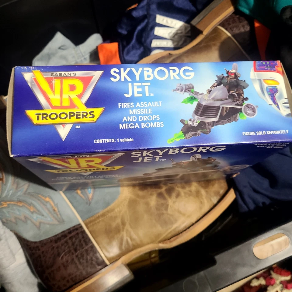 Saban's VR Troopers Skyborg Jet 1994 dispara misiles de asalto y lanza mega bombas Foto 2 de 4