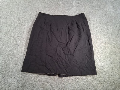 Rena Rowan For Saville Womens Skirt 24W Brown 100% Wool