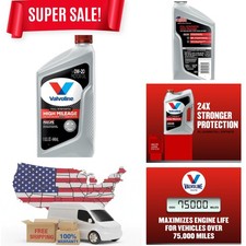 1 QT Full Synthetic High Mileage Motor Oil 0W-20 with Superior Engine Protection 60.76 per gallon