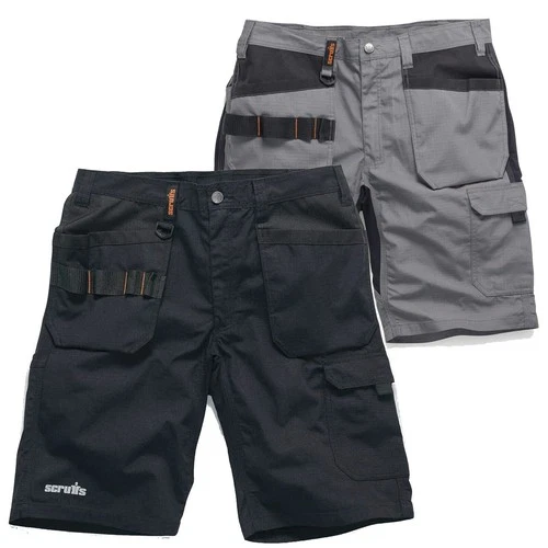 Mens Scruffs Flex Trade Holster Multi Pocket Cargo Shorts Waist Sizes 30 to 40