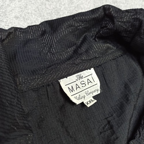 Masai Femmes Robe Tunique Taille XXL 2XL Noir Viscose Col Bénitier Poches - Photo 4 sur 10