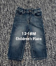 12-18M Children  s Place Adjustable Waste Denim Jeans NEW Baby Toddler Pants
