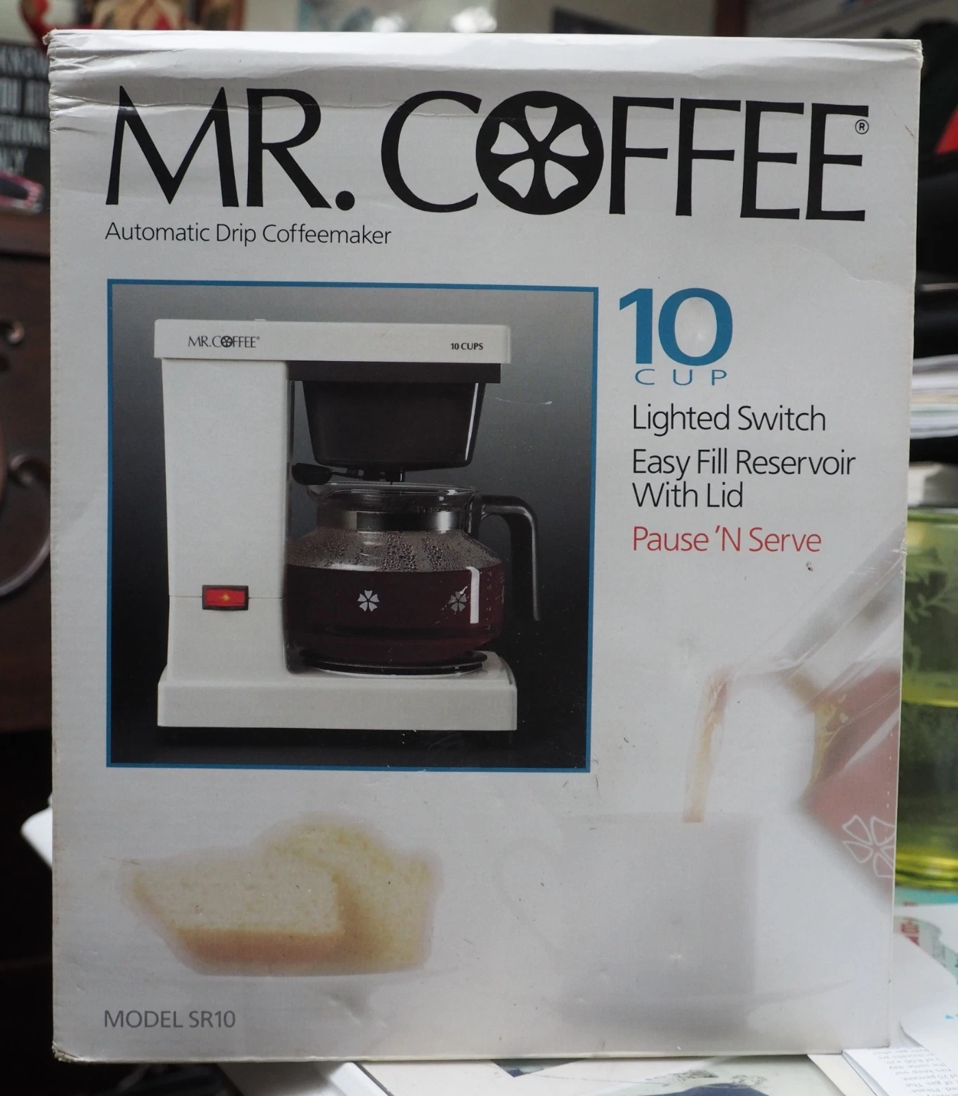 New/Sealed MR. COFFEE Automatic Drip Coffeemaker - 10 Cup - Model SR10
