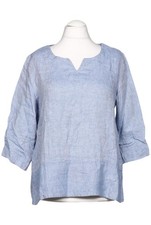 Backstage Bluse Damen Oberteil Hemd Hemdbluse Gr. XXL Leinen Hellblau #sby2fw9