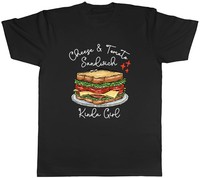 Cheese and Tomato Kinda Girl Funny Sandwich Mens T-Shirt Tee Gift Top
