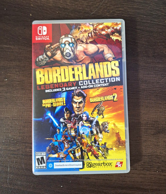 2K Borderlands Legendary Collection Nintendo Switch Cartridge w/ Case M NTSC-U/C