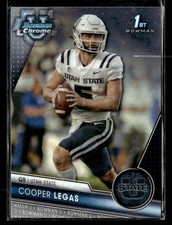 2023 Bowman University Chrome #168 Cooper Legas Card Utah State Aggies