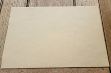 Cream 100% Leather 12"x8" Offcut 1.2mm Thick Craft Patch Repair Upcycle 